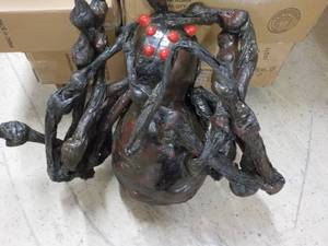 lot 268 image: Giant Black Spider with Red Eyes fo...