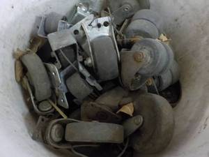 lot 317 image: Bucket of Casters...