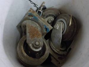 lot 319 image: Bucket of Casters...