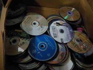 lot 335 image: 300 CDs, DVDs, Games and Audio Boo...