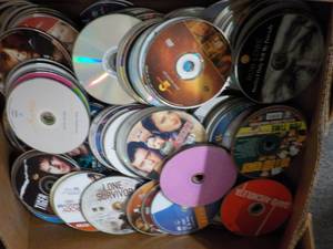 lot 336 image: 300 CDs, DVDs, Games and Audio Boo...