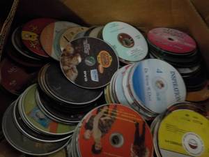 lot 337 image: 300 CDs, DVDs, Games and Audio Boo...