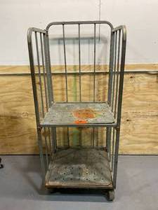lot 14 image: Heavy Duty UtilityWarehouse Cart on Casters