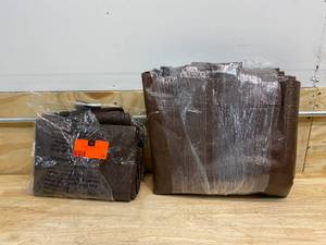 lot 22 image: Lot of 2 Brown Tarps