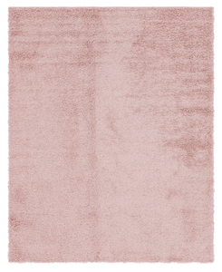 lot 31 image: UNIQUE LOOM Davos Shag Dusty Rose Pink 8 ft. x 10 ft. Area Rug