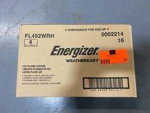 lot 44 image: ENERGIZER Lot of 4-  Folding LED Lantern, WeatheReady Lanterns