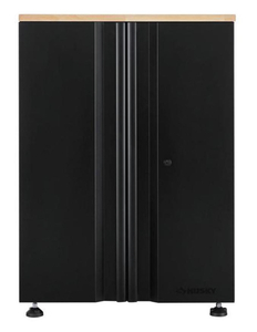 lot 103 image: HUSKY Heavy Duty Welded 28 in. W x 33 in. H x 21.5 in. D 20-Gauge Free Standing 2-Door Steel Garage Base Cabinet