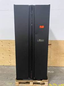 lot 68 image: HUSKY Welded 78 in. W x 75 in. H x 19 in. D Steel Garage Cabinet Set in Black (4-Piece)