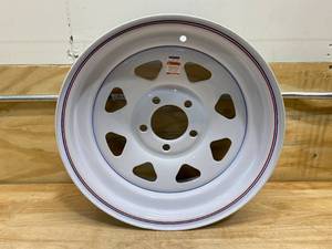lot 76 image: MARTIN WHEEL 15x5 5-Hole 15 in. Steel Custom Spoke Trailer WheelRim