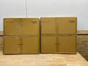 lot 81 image: ALLEN  ROTH Lot of 4-  Brookford 2 x 4 Ivory Soft Green Indoor Medallion Oriental Handcrafted Throw Rugs (2 rugs per box)