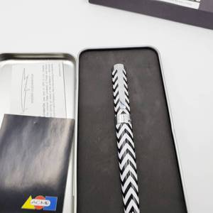 lot 009 image: ACME Studios Rhythm Standard Andriy Kuchmayda Roller Ball Pen,New In Case ( $115Value)