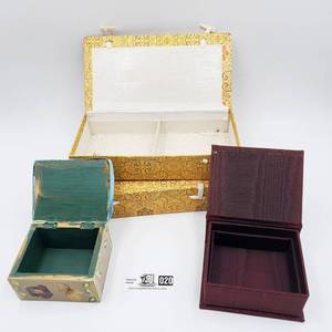 lot 020 image: 4 Beautiful Hand-Crafted Japanese Boxes