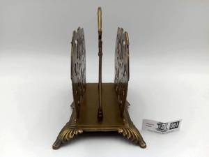 lot 061 image: Cast Brass Mail Holder, New ($150 Value)