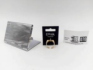 lot 070 image: Dansk Copenhagen Gold Plated Adjustable Ring & Frank Lloyd Wright Currier Card Case by ACME Studio (New) Dansk Copenhagen Ring