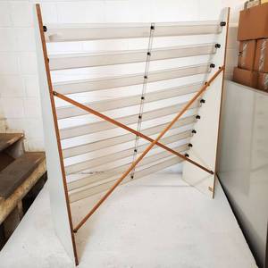 lot 079A image: Wooden and Plexi-Glass Card Display Rack