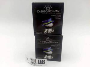 lot 122 image: Troika owl Keyring and Dapper Dashboard Man 360 Rotating Phone Holder