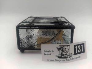 lot 131 image: J. Devlin Hand-Crafted Glass Box