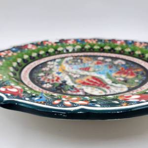 lot 186 image: Hand-Crafted Turkish Platter -Valued  $200