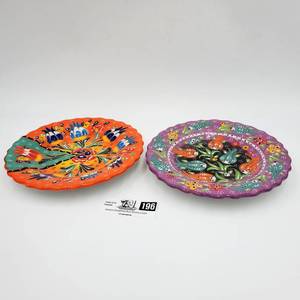lot 196 image: Hand-Crafted Turkish Platters