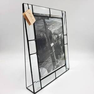 lot 200 image: J. Devlin Hand-Crafted Stained-Glass Picture Frame