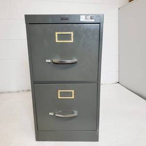 lot 210 image: Anderson Hickey 2 Drawer File Cabinet