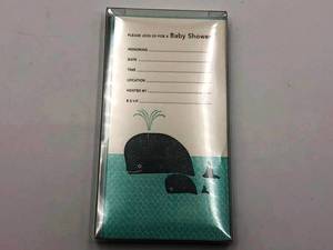 lot 294 image: Oblation Paper Press Baby Shower Invites, 4 Packs (8 in Each)Brand New