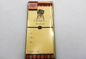 lot 298 image: Bella Ink Designs Save the Date Cards, 6 Packs