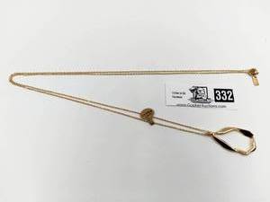 lot 332 image: Dansk Copenhagen Hand Crafted Earrings and Necklace Set, Brand New ($70 Value)