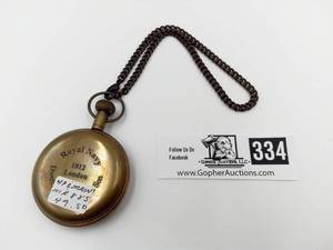 lot 334 image: Dwerrihouse Carter & Son 1812 London Pocket Watch, Brand New (49.50 Value)