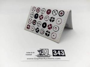 lot 343 image: Acme Studios Eames Circle  Leather Business Card Holder ($25 Value)