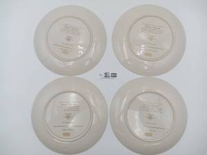 lot 003 image: Norman Rockwell - Four Seasons Series for 1949 Plates -Limited Edition (Valued  $180)