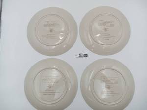 lot 004 image: Norman Rockwell - Four Seasons Series for 1954 Me and My Pals Plates -Limited Edition (Valued  $180)