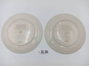 lot 006 image: Norman Rockwell - Four Seasons Series for 1955 Plates -Limited Edition (Valued  $90)