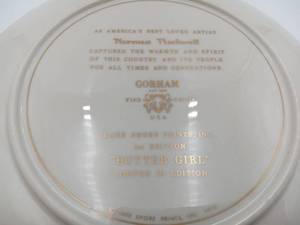lot 012 image: Norman Rockwell - Butter Girl Plates -1st in Limited Edition (Valued  $50)