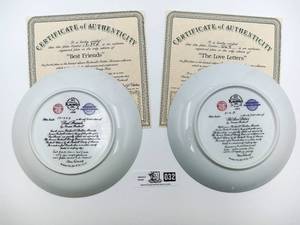 lot 032 image: Norman Rockwell - Four Seasons Series for 1955 3-D Plate - Early Limited Edition (Valued  $60)
