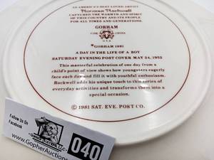 lot 040 image: Norman Rockwell - A  Day in The Life of a Boy-Limited Edition (Valued  $65)
