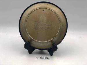 lot 021 image: Norman Rockwell - Looking Out To Sea-Toleware Plate-Limited Edition (Valued  $35)