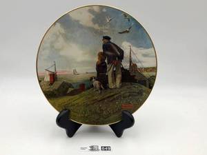 lot 049 image: Norman Rockwell - Looking Out To See -Limited Edition (Valued  $75)