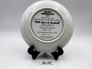 lot 052 image: Norman Rockwell 100th Year of Baseball-Early Limited Edition (Valued  $100)