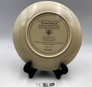 lot 054 image: Norman Rockwell -Uninvited Guest-All American Girl Series-Limited Edition Plate - Limited Edition  (Valued  $50)