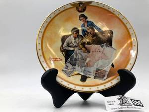 lot 086 image: Norman Rockwell Taking Mother Over the Top (Valued  $29)