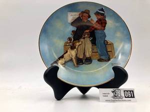 lot 091 image: Norman Rockwell Scotty Strikes A Bargain (Valued  $25)