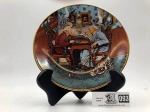 lot 093 image: Norman Rockwell April Fools Limited Edition (Valued  $29)