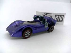lot 1-610 image: Vintage 1960s Redline Hot Wheels McLaren M6a