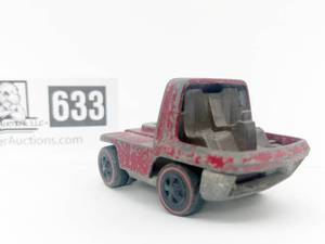 lot 1-633 image: Rare Vintage 1971 Redline Hot Wheels Red Heavyweights Front Cab
