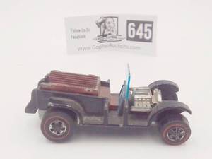 lot 1-645A image: Vintage 1970 Redline Hot Wheels Paddy Wagon