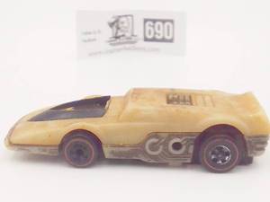 lot 1-690 image: Vintage Rare 1971 Redline Hot Wheels Sizzler Side Burn (Valued $250)