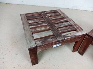 Wooden Patio Deck Flower Vase stands