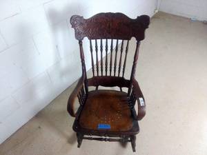 Very Antique 1800s Dragon Face Rocking Chair (Valued  $2200)