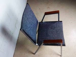 Single Stackable Office Arm Chair